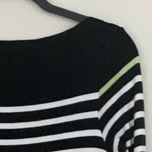 RLX Ralph Lauren Stripe Maxi Dress with Lime Green Accent